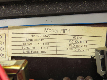 Boston Gear RatioPax RP1 Variable Speed DC Motor Control 115V Input