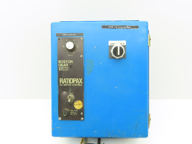 Boston Gear RatioPax RP1 Variable Speed DC Motor Control 115V Input