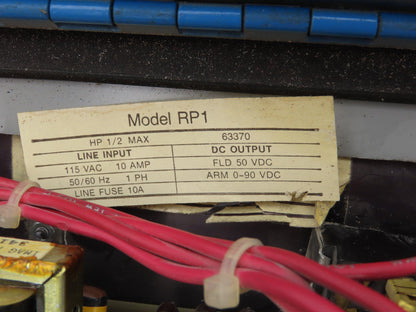 Boston Gear RatioPax RP1 Variable Speed DC Motor Control 115V Input