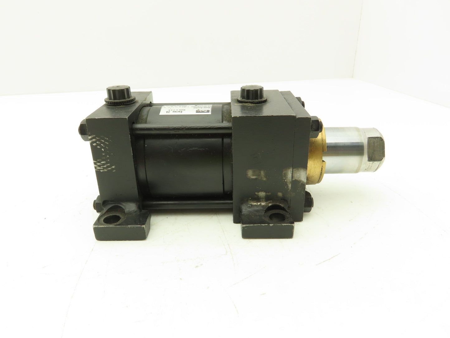 Parker Series 2A Pneumatic Air Cylinder 2.5" Bore 1.25" Stroke Foot Mount