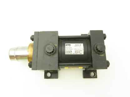 Parker Series 2A Pneumatic Air Cylinder 2.5" Bore 1.25" Stroke Foot Mount