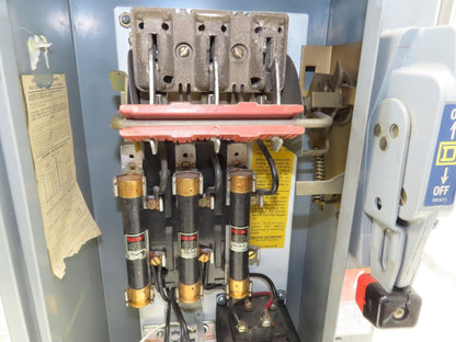 Square D 8538SBG13S Fusible Combination Starter 193-EEDB Heater Size 0 30A 3PH