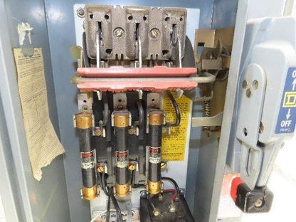 Square D 8538SBG13S Fusible Combination Starter 193-EEDB Heater Size 0 30A 3PH