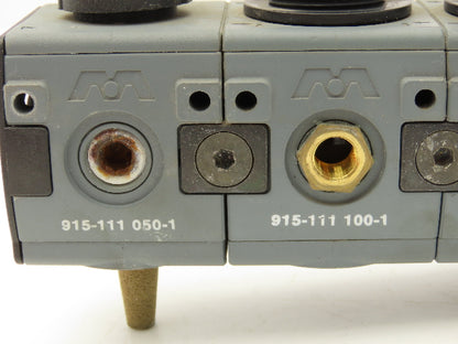 Mecman Pneumatic Pressure Regulator Station 230PSI 1/4"NPT