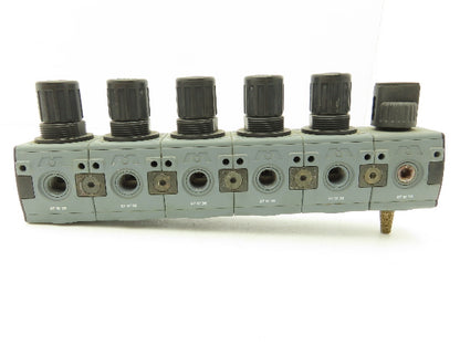 Mecman Pneumatic Pressure Regulator Station 230PSI 1/4"NPT