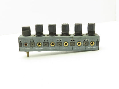 Mecman Pneumatic Pressure Regulator Station 230PSI 1/4"NPT