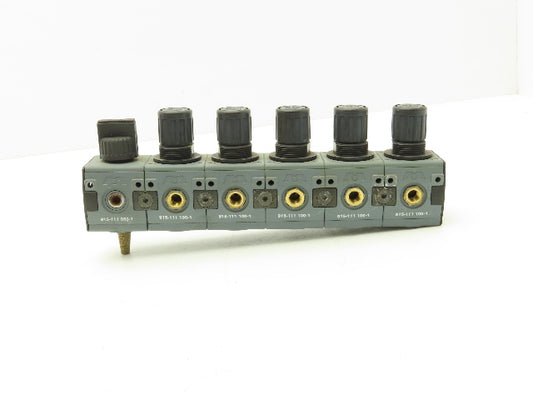 Mecman Pneumatic Pressure Regulator Station 230PSI 1/4"NPT