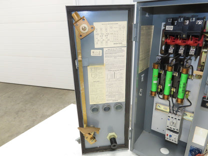 Square D 8538SCA24FT Fusible Combination Starter 193-EEDB Heater Size 0 30A 3PH