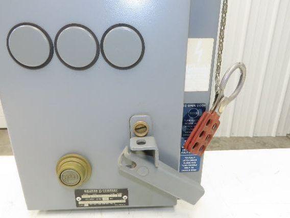 Square D 8538SCA24FT Fusible Combination Starter 193-EEDB Heater Size 0 30A 3PH