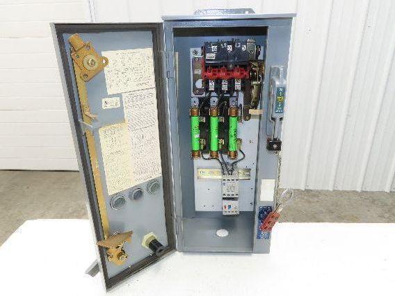 Square D 8538SCA24FT Fusible Combination Starter 193-EEDB Heater Size 0 30A 3PH
