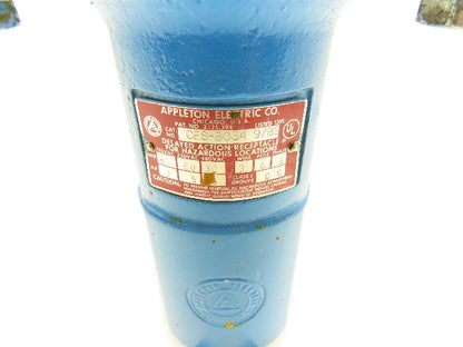 Appleton CES-6034 Explosion-Proof Locking Receptacle Box 30/60A 240/480V 3PH 4P