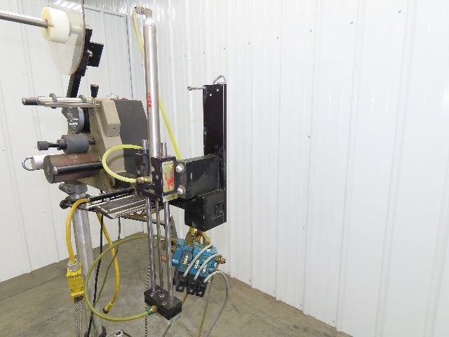 Guhl 3100 Collamat Label Applicator Adjustable Stand Air Blow 2.5" Wide Max