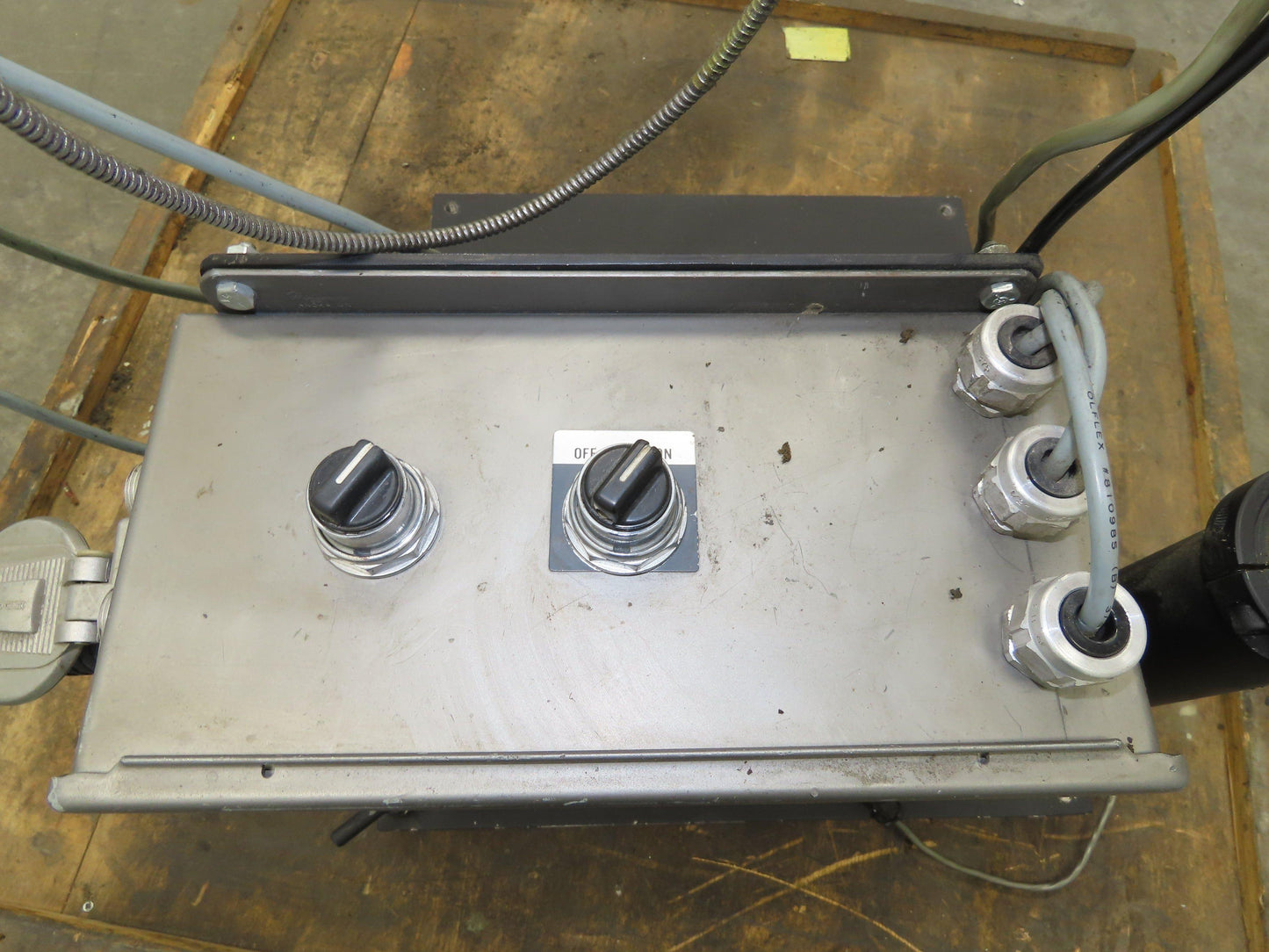 Guhl 3100 Collamat Label Applicator Adjustable Stand Air Blow 2.5" Wide Max