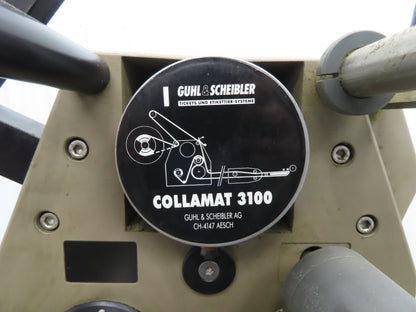 Guhl 3100 Collamat Label Applicator Adjustable Stand Air Blow 2.5" Wide Max