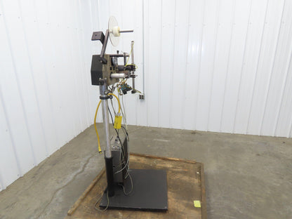 Guhl 3100 Collamat Label Applicator Adjustable Stand Air Blow 2.5" Wide Max