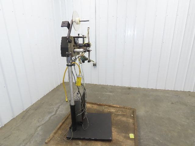 Guhl 3100 Collamat Label Applicator Adjustable Stand Air Blow 2.5" Wide Max