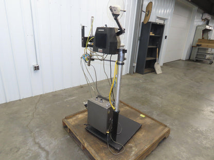 Guhl 3100 Collamat Label Applicator Adjustable Stand Air Blow 2.5" Wide Max