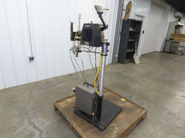 Guhl 3100 Collamat Label Applicator Adjustable Stand Air Blow 2.5" Wide Max