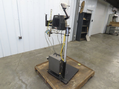 Guhl 3100 Collamat Label Applicator Adjustable Stand Air Blow 2.5" Wide Max