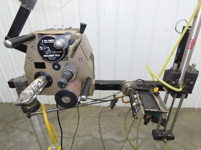 Guhl 3100 Collamat Label Applicator Adjustable Stand Air Blow 2.5" Wide Max