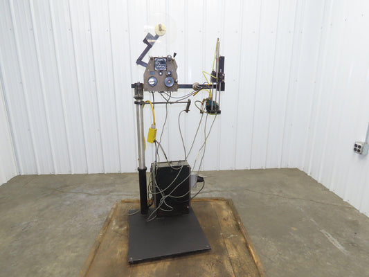 Guhl 3100 Collamat Label Applicator Adjustable Stand Air Blow 2.5" Wide Max