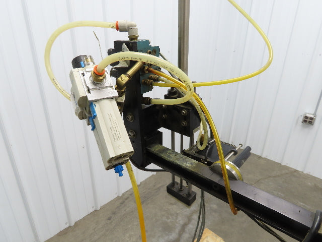 Guhl 3100 Collamat Label Applicator Adjustable Stand Air Blow 2.5" Wide Max
