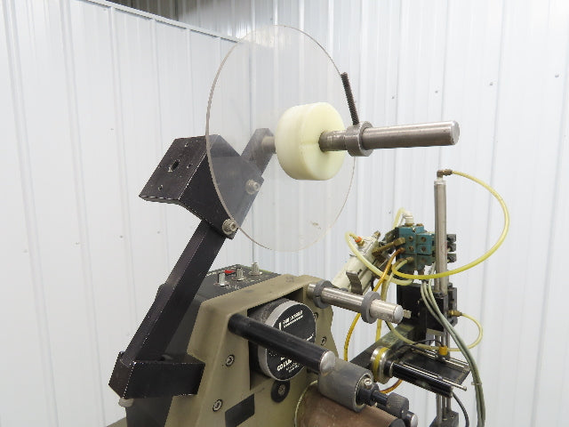 Guhl 3100 Collamat Label Applicator Adjustable Stand Air Blow 2.5" Wide Max