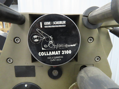 Guhl 3100 Collamat Label Applicator Adjustable Stand Air Blow 2.5" Wide Max