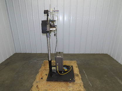 Guhl 3100 Collamat Label Applicator Adjustable Stand Air Blow 2.5" Wide Max