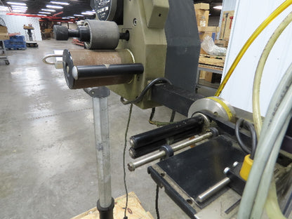 Guhl 3100 Collamat Label Applicator Adjustable Stand Air Blow 2.5" Wide Max