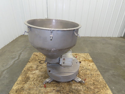 K Tron Twin Screw Feeder Unit Load Cell 20 Gallon Aluminum Hopper