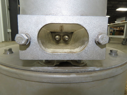 K Tron Twin Screw Feeder Unit Load Cell 20 Gallon Aluminum Hopper