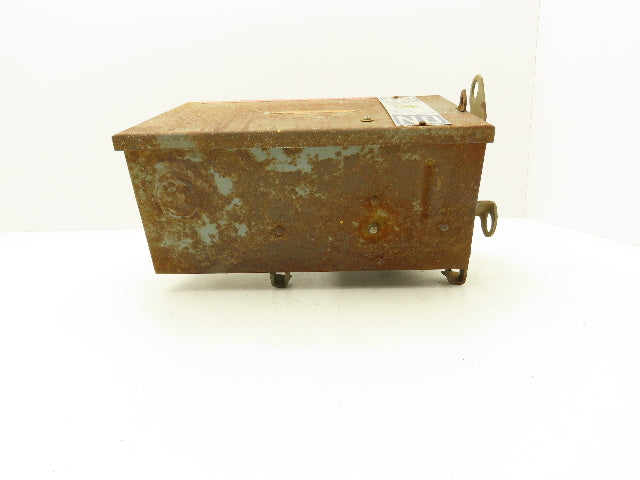 Square D PQ3606G Ser 1 Busway Switch Fusebox 30HP 60A 3 Pole Rusty but Solid