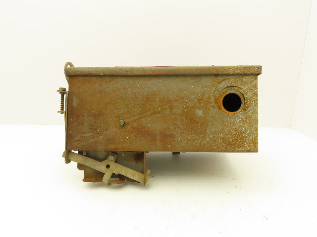 Square D PQ3606G Ser 1 Busway Switch Fusebox 30HP 60A 3 Pole Rusty but Solid