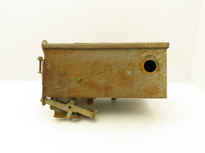 Square D PQ3606G Ser 1 Busway Switch Fusebox 30HP 60A 3 Pole Rusty but Solid