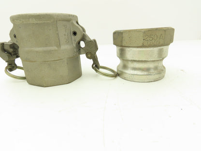 Dixon D-250 Camlock 2-1/2" Cam & Groove Coupler x Adapter Female NPT Lot of 2