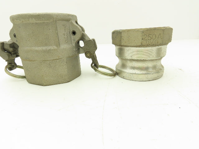 Dixon D-250 Camlock 2-1/2" Cam & Groove Coupler x Adapter Female NPT Lot of 2