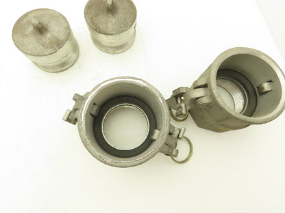 Dixon D-250 Camlock 2-1/2" Cam & Groove Coupler Female NPT w/Dust Cap Lot of 2