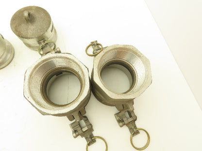 Dixon D-250 Camlock 2-1/2" Cam & Groove Coupler Female NPT w/Dust Cap Lot of 2