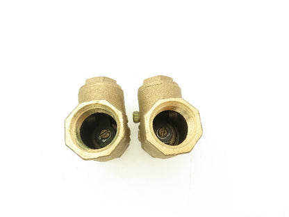 Nibco 1" FNPT Bronze Swing Check Valve T-Pattern Female Threaded  Lot of 2