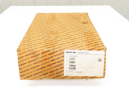 Rexnord D1873TK4.5 4.5" TableTop Conveyor Chain 10' Gray Side Flexing