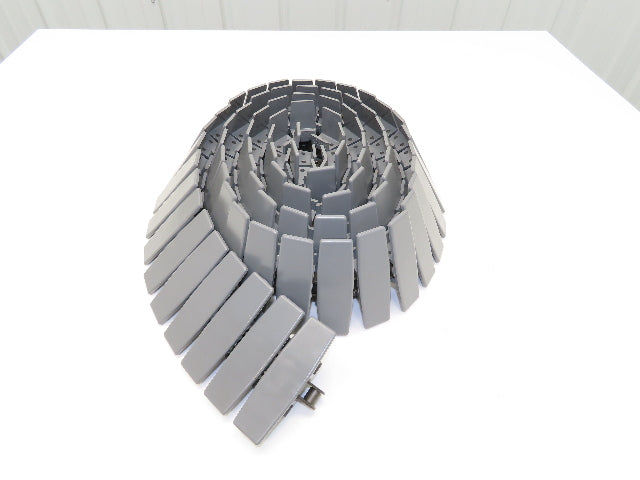 Rexnord D1873TK4.5 4.5" TableTop Conveyor Chain 10' Gray Side Flexing