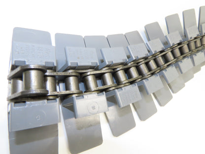 Rexnord D1873TK4.5 4.5" TableTop Conveyor Chain 10' Gray Side Flexing