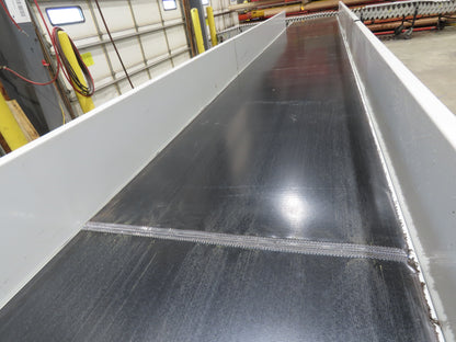 Hytrol BPC 37"x 78' Slider Bed Conveyor Parcel Belt 3Hp 480V Center Drive 155fpm