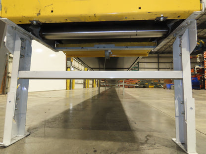 Hytrol BPC 37"x 78' Slider Bed Conveyor Parcel Belt 3Hp 480V Center Drive 155fpm