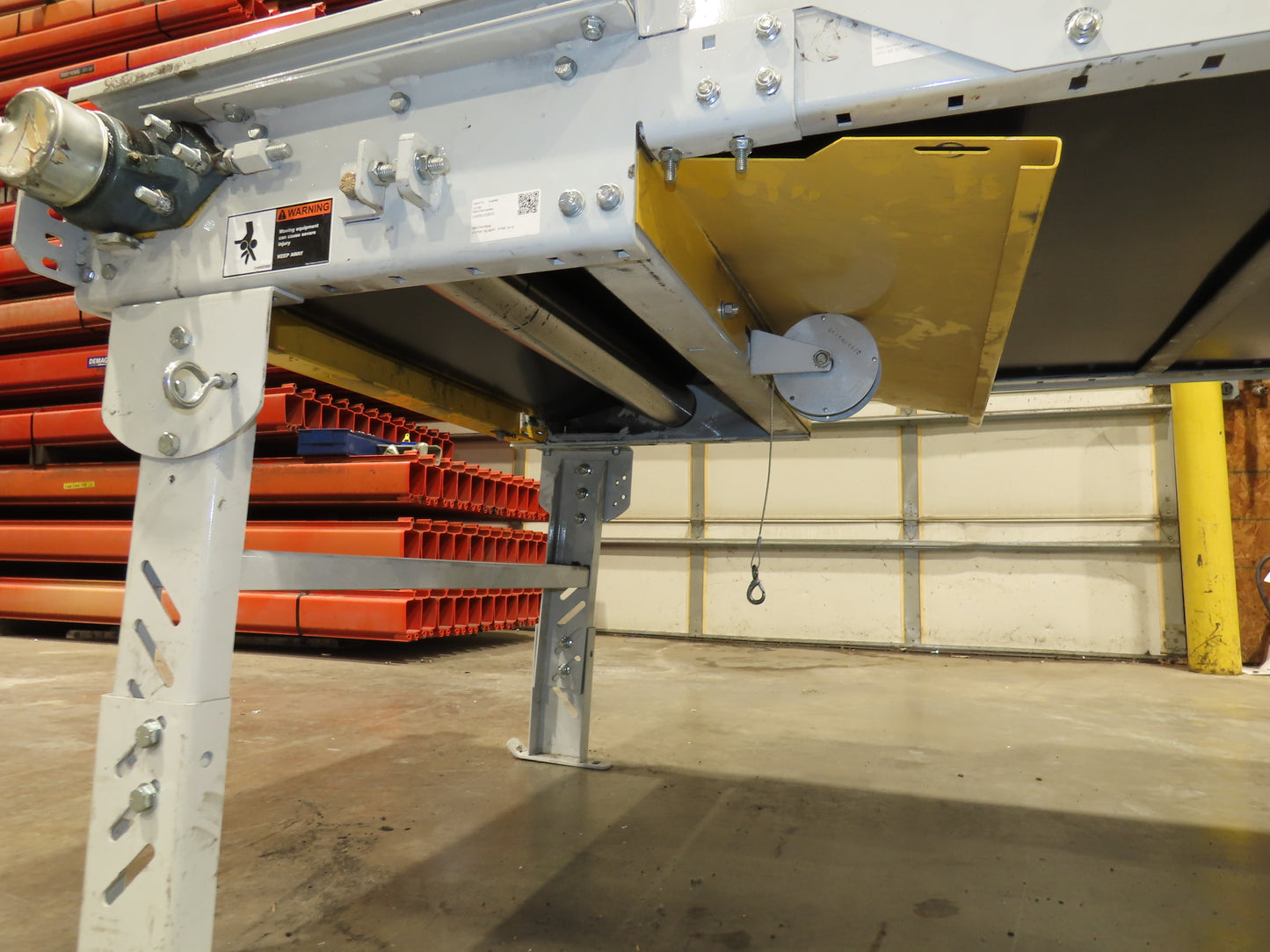 Hytrol BPC 37"x 78' Slider Bed Conveyor Parcel Belt 3Hp 480V Center Drive 155fpm