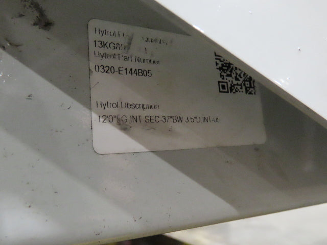 Hytrol BPC 37"x 78' Slider Bed Conveyor Parcel Belt 3Hp 480V Center Drive 155fpm