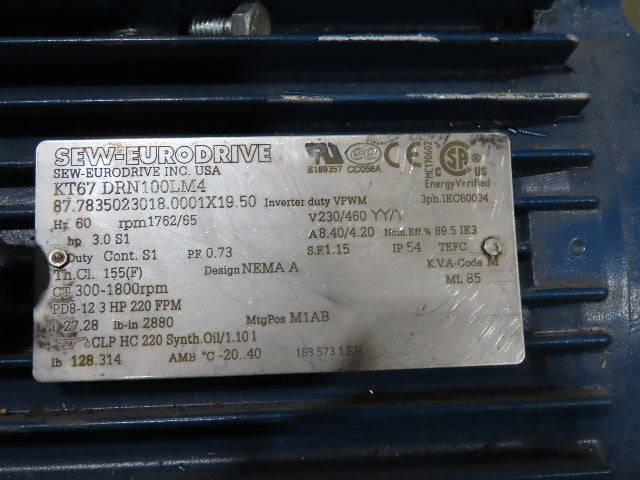 Hytrol BPC 37"x 78' Slider Bed Conveyor Parcel Belt 3Hp 480V Center Drive 155fpm