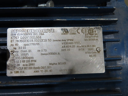 Hytrol BPC 37"x 78' Slider Bed Conveyor Parcel Belt 3Hp 480V Center Drive 155fpm