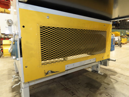 Hytrol BPC 37"x 78' Slider Bed Conveyor Parcel Belt 3Hp 480V Center Drive 155fpm